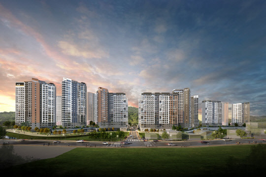 오포자이 디 오브 투시도. <GS건설 제공>